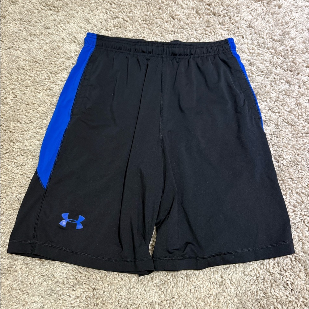 Under Armour Men's Athletic Shorts in Black and Blue